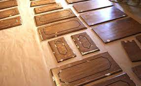 Lay your cabinet door on your work station, and apply epoxy and paint remover (available at your. Door Repairs Part 3 Of Cabinet Painting Project Painting Cabinets Door Repair Home Repairs
