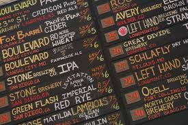 Tap List Merchants Pub Plate Beer Chalkboard Cider Brewery Beer Menu