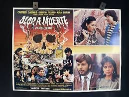 1987 OLOR A MUERTE~ Carmen Salinas~ Gilberto Trujillo~ Auth. Mexican Lobby  Card