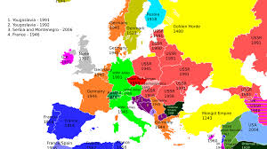 Map of the british isles including united kingdom (with england, scotland, wales, and northern ireland), and ireland. An Awesome Map Of The Last Time Each European Country Was Occupied Vox