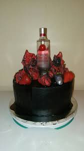 21st Birthday Liquor Bottle Cake Decorations Pin On More Pastries
