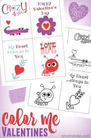 Valentines day coloring pages free page crafting word god love bug posted in coloring, january 1, 2021 by delucia rosa love bugs free coloring sheet printable national association professional child photographers bug pages. Color Me Valentine Printables Classroom Cards A Mom S Take