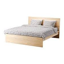 Malm Bed Frame High White Stained Oak Veneer King Ikea In 2020 Malm Bed Frame High Bed Frame Ikea Malm Bed