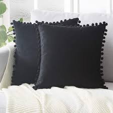Maybe you would like to learn more about one of these? Set Di 2 Cuscini Decorativi In Velluto Con Pompon Camera Da Letto In Tinta Unita Colore Blu Tortora Per Divano Ufficio Auto Angels Pride 45 X 45 Cm Cuscini Decorativi E Accessori