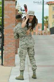 Airforce Love Military Love Engagement Pictures Airman Milso Military Couple Pictures Military Couple Photography Military Engagement Photos