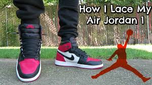 And, although it's extremely important that we as runners keep our shoelaces from becoming a hazardous hospital trip, we're not often taught that there are different techniques for tying laces depending on your running. How I Lace My Air Jordan 1 Youtube