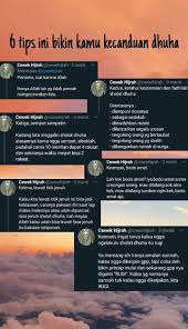 Panduan lengkap niat sholat dhuha jika pada video sebelumnya kami telah membahas tentang cara mengerjakan sholat. Pin Oleh Ula Nisaul Khusna Di Cewe Hijrah Motivasi Kutipan Pengetahuan Kata Kata