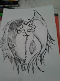 My Drawing Of The Bvb Star With Wings My Drawings Drawings Art