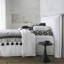 Tete De Lit A Housser H130 Cm Mereson Tete De Lit Matelassee Tete De Lit En Lin Lit