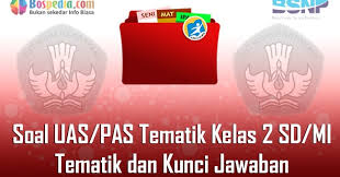 Lengkap Kumpulan Soal Uas Pas Tematik Kelas 2 Sd Mi Tema 1 2 3 4 5 6 7 Dan 8 Dan Kunci Jawaban Bospedia