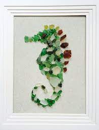 Tutorial Sea Glass Seahorse Sea Glass Art Projects Sea Glass Crafts Sea Glass Art