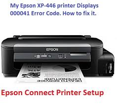 My Epson Xp 446 Printer Displays 000041 Error Code How To Fix It In 2020 Printer Epson Coding