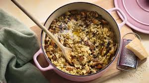 Baked Mushroom Risotto Recipe Bbc Food