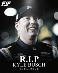 NASCAR legend Kyle Busch has passed away at age 41. Busch leaves behind one  of the greatest legacies NASCAR has ever seen, a fierce competitor,  two-time Cup Series champion, and one of