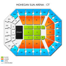 Seating Chart Mohegan Sun Arena Uncasville Ct Www