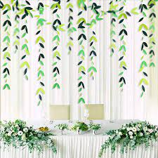 We did not find results for: Buy 52 Feet Spring Summer Theme Green Leaf Garland Theme Party Decorations Kit Paper Hanging Leaves Streamer Banner For Green Birthday Baby Shower Wedding Engagement Bridal Shower Showcase Decor 4 Packs Online In