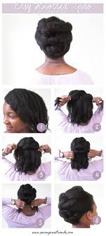 Savingourstrands Celebrating Our Natural Kinks Curls Coils Tutorial Easy Knotted Updo For Natural Hair Hair Styles Natural Hair Updo Natural Hair Styles