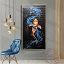 Fengshui Abstract Art, Fengshui Abstract Painting, Fish Fengshui ...