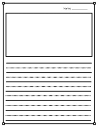 Printable primary paper writing source : Primary Writing Paper With Picture Box Worksheets Teaching Resources Tpt