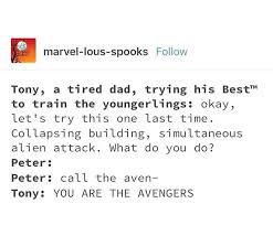 Check spelling or type a new query. Irondad Spiderson Marvel Jokes Marvel Funny Avengers Funny