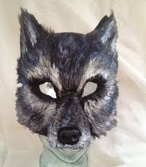 Big Bad Gray Wolf Mask By Femaleartcollective On Etsy 54 00 Werewolf Costume Wolf Mask Wolf Costume