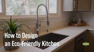 how to design an eco friendly kitchen
