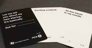 Hilarious cards against humanity answers. Cards Against Humanity Game Night In Indianapolis At Books And
