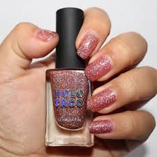 How many coats of glitter do you need for a holo taco? Aesthetic Nails Today I Swatched A Holo Taco Nail Polish Facebook