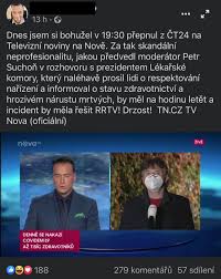 Vedenie rozhovoru som po všetkých stránkach, najmä emocionálne, nezvládol. To Jste Nemel Na Tv Nova Vybouchl Covid V Televiznich Novinach To Nepamatujete Parlamentnilisty Cz Politika Ze Vsech Stran