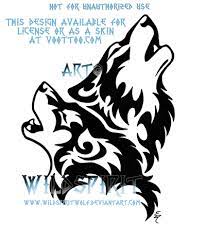 Howling Tribal Wolf Pair By Wildspiritwolf On Deviantart Tribal Wolf Tribal Wolf Tattoo Wolf Howling