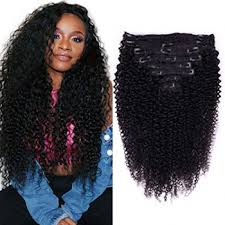5% coupon applied at checkout. Curly Hair Clip Extensions 55cm