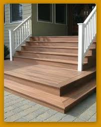 To follow through with a simple deck railing idea, do not get distracted with bright colors but also steer clear of highly riveted wood patterns. 12 Wooden Deck Steps Ideas Deck Steps Wooden Decks Deck