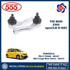 La société riapa a été crée en 1979. Perodua Myvi 2005 2017 555 Tie Rod End 2pcs Pair Rh Lh