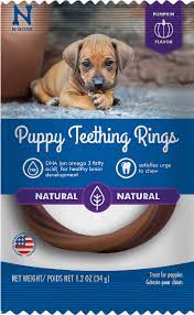 Puppies find sweet pumpkin flavor to be irresistible, helping them to chew teething ring instead of furniture. N Bone Puppy Teething Rings Pumpkin Npicpet