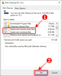 How To Remove System Error Memory Dump Files On Windows 10