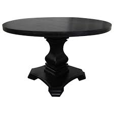Tables collection by oceans view casual. Best Master Newport Solid Wood Round Dining Table In Antique Black Walmart Com Walmart Com