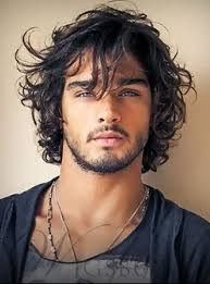 Cool Short Black Wavy Capless Synthetic Men S Wig 8 In Long Hair Styles Men Mens Hairstyles Haircuts For Men