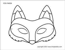 The most common fox in socks svg material is cotton. Fox Mask Free Printable Templates Coloring Pages Firstpalette Com