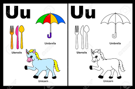 This course is to help people interested in using magnets to help kids start learning to read in a little different way. Kids Alphabet Coloring Book Page With Outlined Clip Arts To Color Letter U Royalty Free Cliparts Vectors And Stock Illustration Image 38909373
