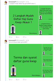 Berdasarkan semakan kami, semakin ramai yang sudah melakukan pendaftaran untuk mengerjakan haji. 2 Langkah Mudah Daftar Haji Guna Simpanan Kwsp Je Isu Semasa Semasa Forum Cari Infonet
