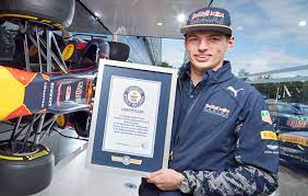 Verstappen was quick to assert himself, launching from third to first on the opening lap in soggy conditions to take the lead from lewis hamilton before the first lap was hamilton inherited the lead, but only for one lap as verstappen quickly returned to the race lead when hamilton made his stop. Max Verstappen How I Became The World S Youngest Driver To Win An Formula One Race Video Guinness World Records