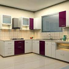 Browse photos of kitchen designs and kitchen renovations. White And Brown Wooden Designer Kitchen Cabinet Rs 40000 Set Id 7448808330