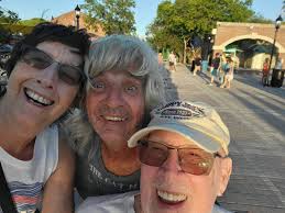 Christina was in his show many years ago. It was great to run into him  again!