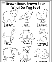 Brown Bear Brown Bear Colouring Pages Feedthefightbos
