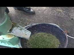 Pellets Made From Grass Youtube
