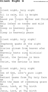 Christmas Carol Song Lyrics With Chords For Silent Night G Ukulele Songs Ukulele Chords Songs Ukelele Chords Ukulele Songs