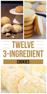 Home The Art Of The Cookie Three Ingredient Cookies 3 Ingredient Cookies Cookie Recipes