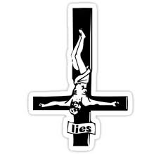 Inverted Cross Wall Hanging Inverted Cross Lies By Mik3hunt Inverted Cross Wall Crosses Lie