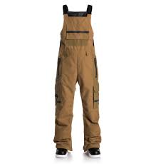 Mens Platoon Bib Snow Pants Edytp03010 Dc Shoes