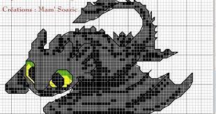 grilles marque pages krokmou chez mamigoz pixel art creations disney au point de croix dragon coloriage clone wars gratuit